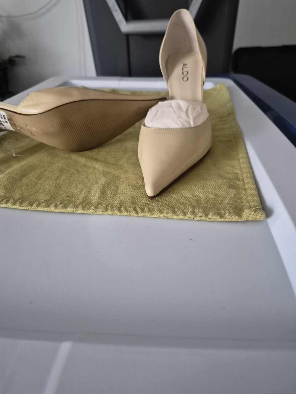 ALDO Nude Pointed-Toe D'Orsay Pumps